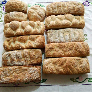 Barra de pan integral con semillas